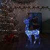 VidaXL Christmas Decoration Reindeer Holiday Decoration Luminous Reindeer Garden Patio Backyard Outdoor Acrylic 140 329783