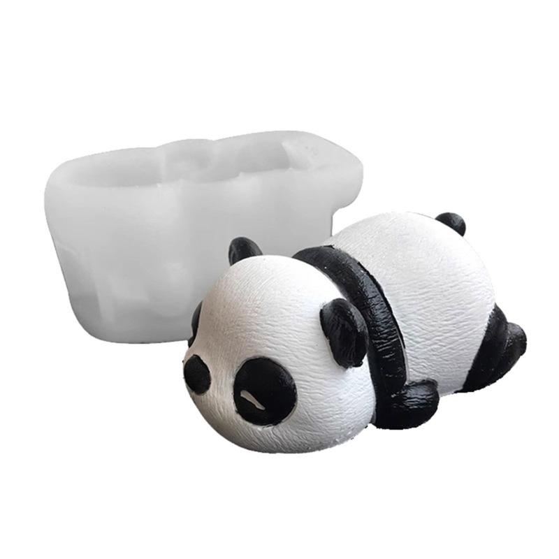 

Food Grade Silicone Mold Easy to Use Baking Molds Dozing Panda Shape Chocolate Moulds Baking Tools Suitable for Baking 1