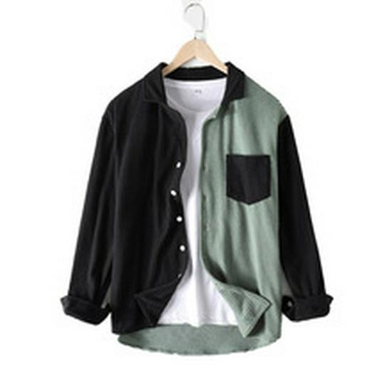 Men's Plus Size Striped Cardigan Jacket, Multi-Pocket, Long Sleeve, Lightweight, for Spring and Autumn 2025