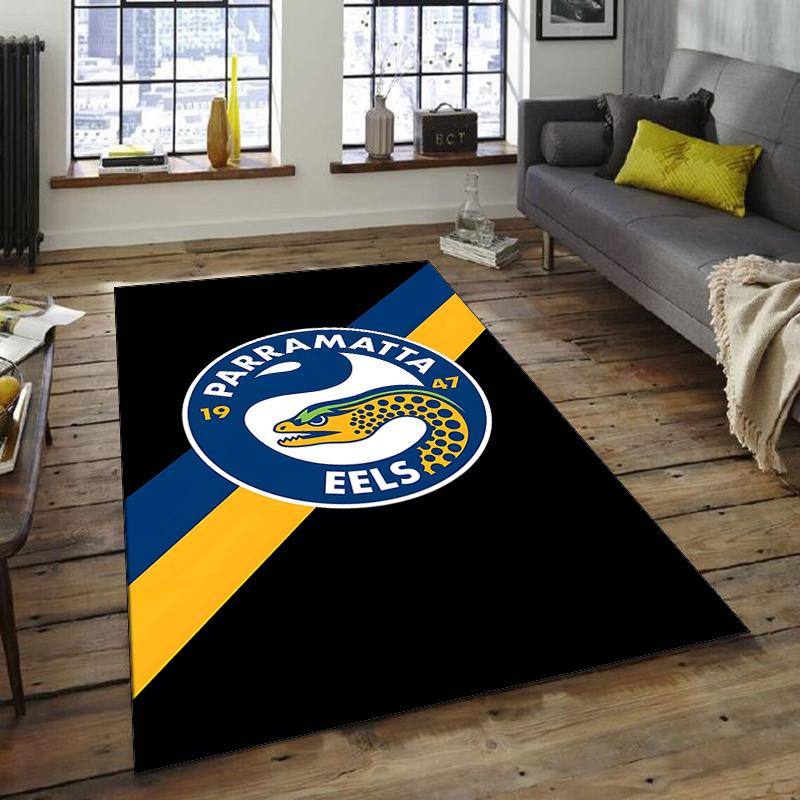 1 Stück Fußballteam-Design Teppich - Rutschfest, Weich & Gemütlich Fußmatte für Wohnzimmer, Schlafzimmer, Büro - Dekoteppich für Innen/Außen