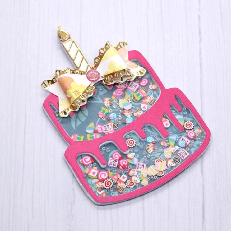 Carbon Steel Cutting Die Ice Cream/2-layer Cake Metal Die Cuts Stencils Template