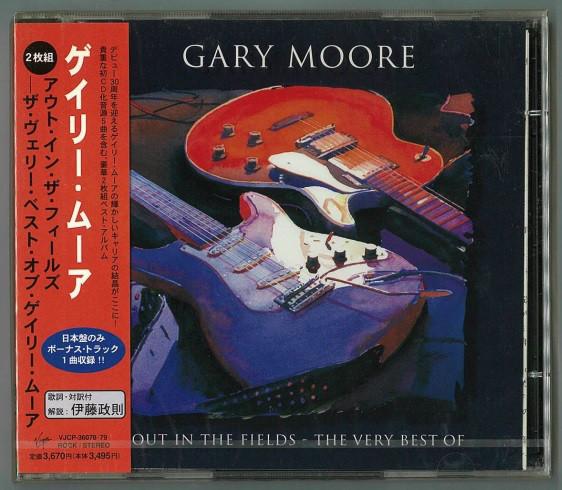CD GARY MOORE - Out In The Fields - The Very Best O VJCP36078 Virgin 1998 Japan ObiRock Used