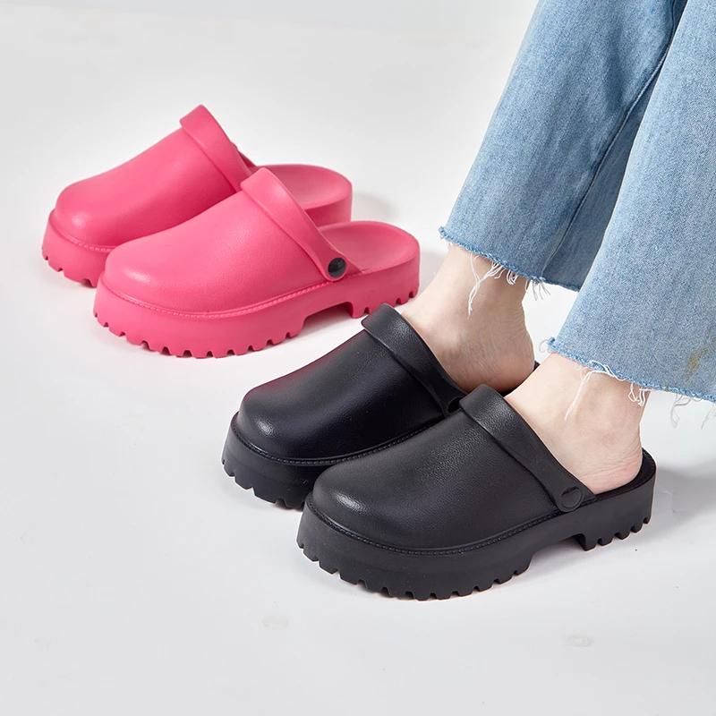 Fashion Nursing Clogs EVA Medical Shoes for Women Men Hospital Doctors Nurse Surgical Footwear Light Weight Anti Slip Garden Slippers