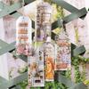 2Rolls/bag Tape Flower Garden Secret Realm Series Exquisite and Vine Fence Theme PET Stickers DIY Scrapbook Supplies Decoration