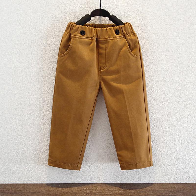 Kids' Black Dress Pants & Girls' Navy Straight-Leg Uniform Pants with Full Elastic Waist