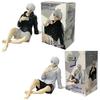 Anime Blue Lock Nagi Seishiro Anime Figure Sitting Pose Action Figure PVC Cute Table Dolls Decoration Model Playthings Christmas Gifts