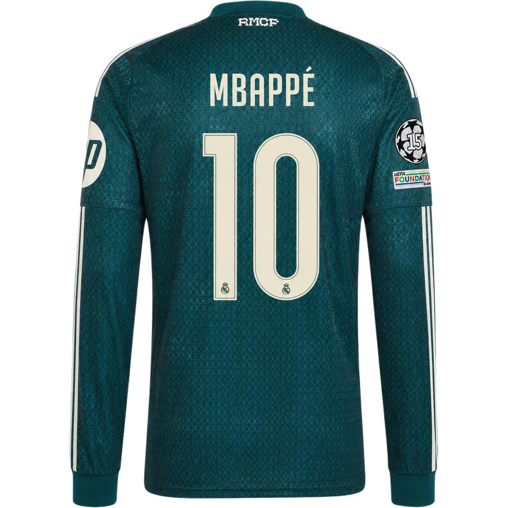 Adidas Originals Real Madrid 26/27 Season Away Slim Fit Knitted Quick-Dry Soft Striped Long Sleeve Football Shirt Fan Version Men tops KC3970