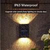 Solar Wall Light ABS Waterproof Up Down Outdoor with Built-in Li-ion Battery for Garden Yard Stairs Decoration Solar Panel Light
