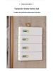 Wall-Mounted Sock & Underwear Organizer: Drawer-Style, Grid Design, Space-Saving Solution