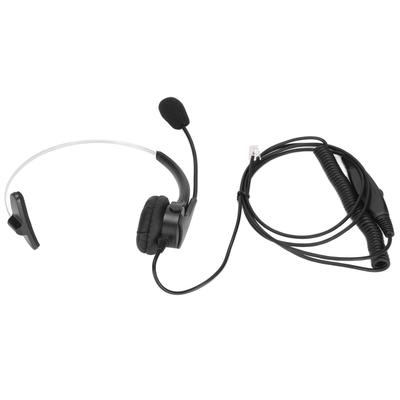 RJ9 Telephone Headset Call Center Headset Noise Reduction Wired Professional Mono Headset with