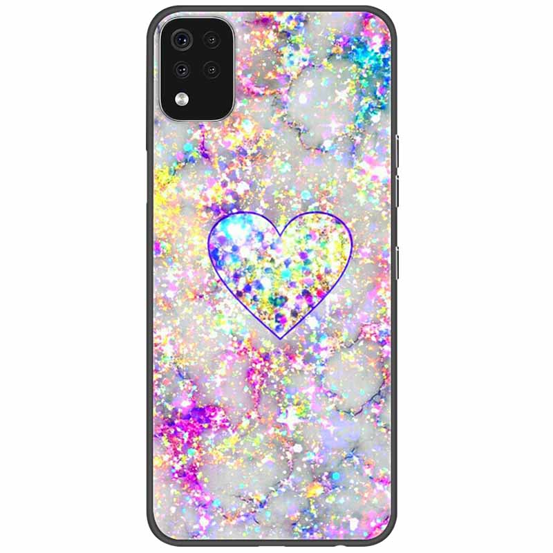 Phone Case For LG K42 K52 K62 Q52 Case Soft Painted Wolf Silicone Black Covers For LG K62 Cases K 42 Shockproof Funda for LGK52