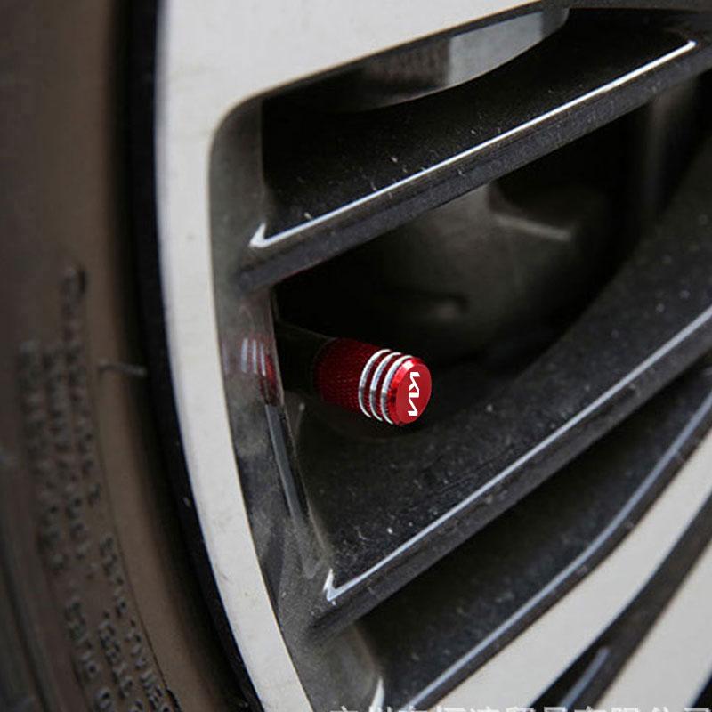 Car Tire Valve Caps Tyre Rim Stem Covers Dust Proof Decorative Universal Caps For KIA RIO 2 3 4 5 Xline X Line Car AccessoriesYT4