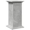 VidaXL Pedestal with Storage Concrete Grey 31x30x60 Cm Engineered Wood, Display Case, Display Stand, Presentation Shelf, Stand 854619