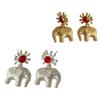 Trendy Elephant Design Earrings Sturdy Alloy Comfort Fit Allergy Resistant FStylish Elephant Ear Studs or Sensitive Skin
