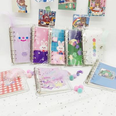 Wangdins Korean Heart-Inspired Transparent Planner Set