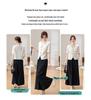 Mom's 2026 Stylish Two-Piece Summer Dress Set: Short-Sleeved Top and Skirt for Middle-Aged Women
