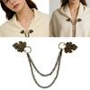Fashionable Chain Brooch Trendy Chest Jewelry Gift With European Pattern For Shawl And Clothing Accessories