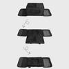 Cat Carrier with Wheels Folding Travel Bag, Foldable, Rolling Puppy for Small Animals Dogs