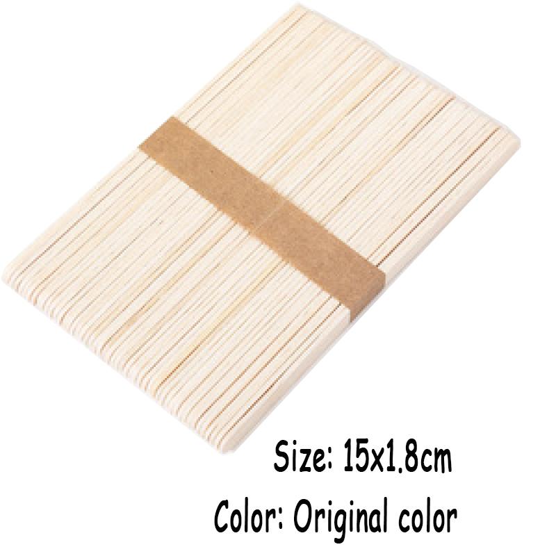 50/100Pcs Wooden Resin Epoxy Stirring Stick Popsicle Ice Cream Stick Handmade Tool DIY Home Art Classroom Supplies 6/11.4/15cm