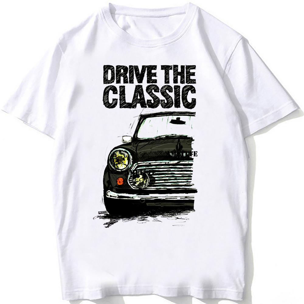 Drive The Classic Cooper Sport T-Shirt Men Short Sleeve Hip Hop Boy Casual Tees Harajuku Small Car Design Funny White Tshirt