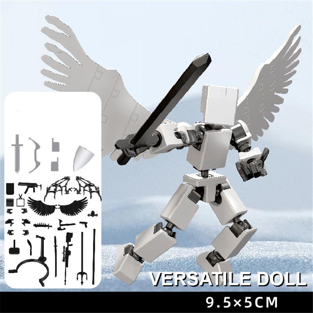 Plastics Multi-Jointed Movable Shapeshift Robot 3D Printed Mannequin Figures for Toys Kids Parent-children Game Gifts Home Decor