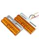 Customize Truck Side Marker Square with Under 26 Set of Orange Lamps, Lamps, LEDs, 24V, Universal, 10,