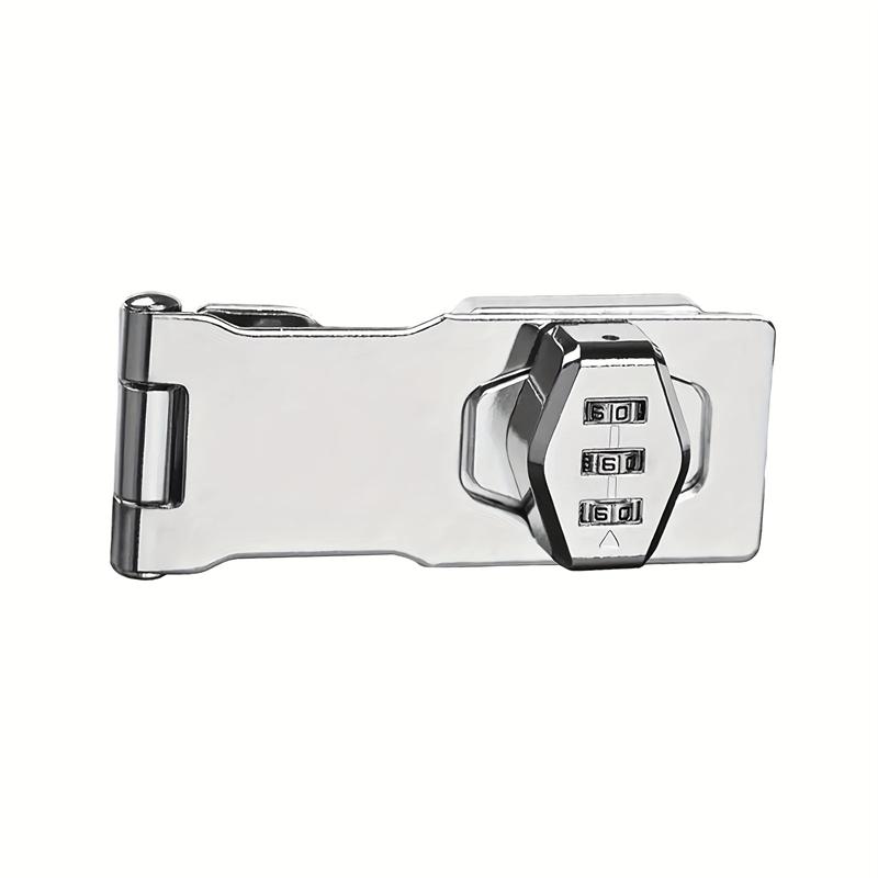 

Combination Lock Mechanical Zinc Alloy 1000 Combinations Keyless Entry for Cabinets Drawers Mailboxes Lockers Rust-Resistant серебряный