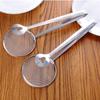 Stainless Steel Colander BBQ Food Clip Oil Spoon Fried Food Filter Kitchen Cooking Tool Mesh Sieve Oil Strainer with Clamp