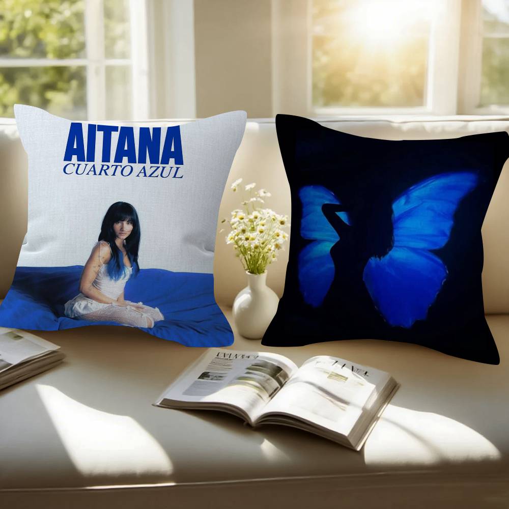 AAitana Cuarto Azul Cushion Cover Inches Farmhouse Decor Home Throw Pillow Covers For Couch Decorations