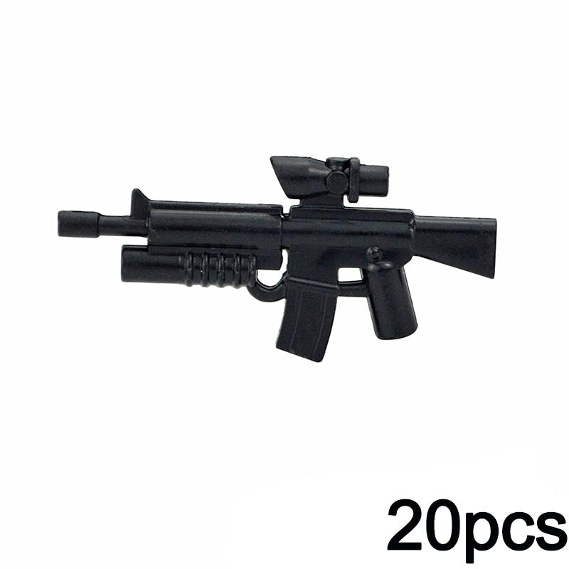 WW2 Militär SWAT Waffen Ziegel Modell Serie Waffe Pistole Montieren Pädagogisches MOC Armee Bausteine Soldat Militaries Kid