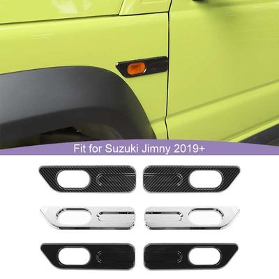 Car Fender Turn Signal Light Lamp Decoration Protective Cover For Suzuki Jimny 2019 Up Car Exterior Accessories