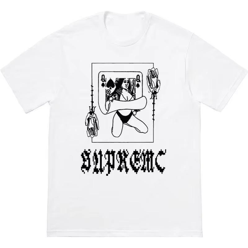 T-shirt con stampa scultura Cupido Estate e Autunno 2025, top sportivo ampio e casual a maniche corte da uomo e da donna