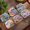 National City Landmark Acrylic Fridge Magnet - Scenic Souvenir