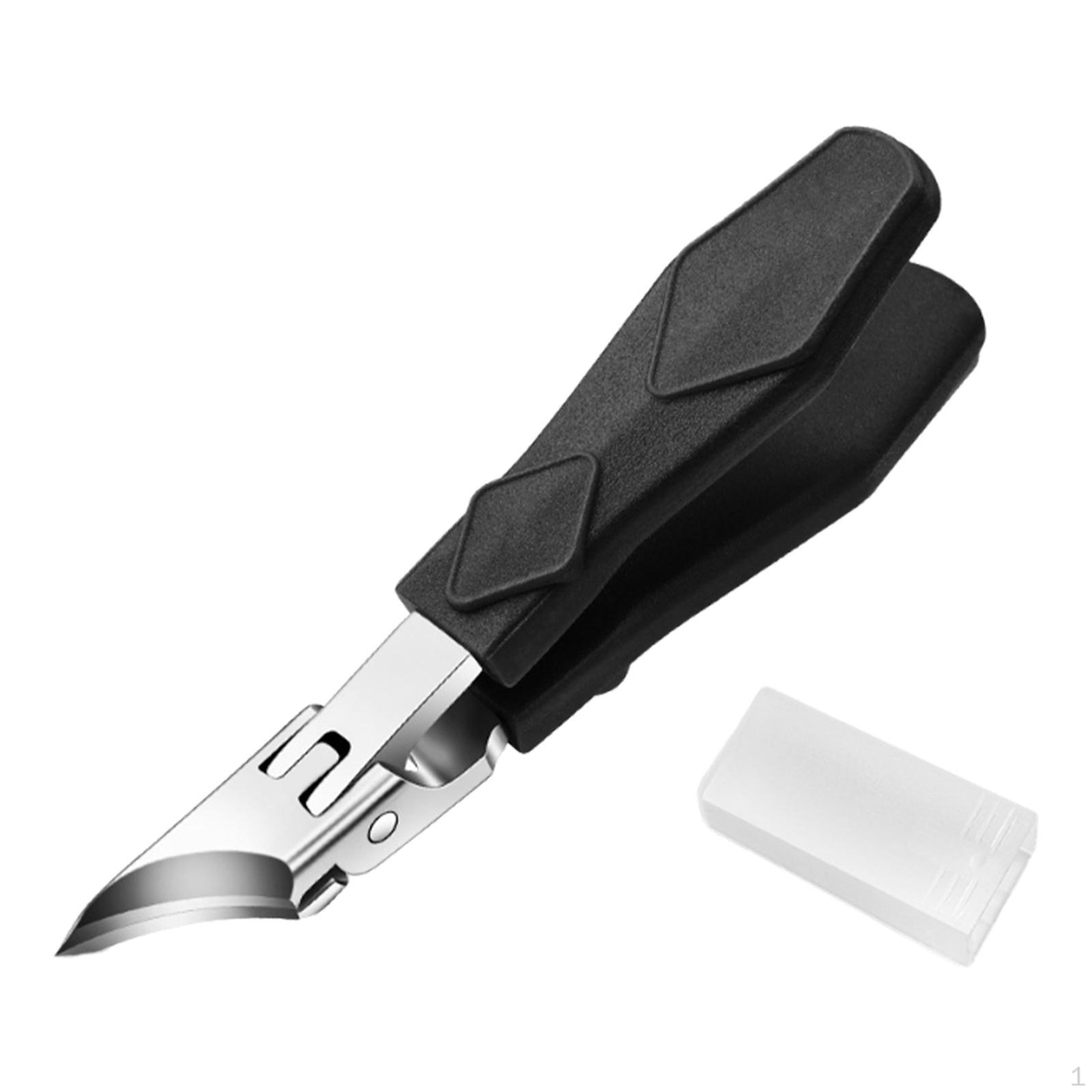 

Косые кусачки для ногтей для эффективного ухода за ногтями, инструмент для маникюра с широким зевом чёрный