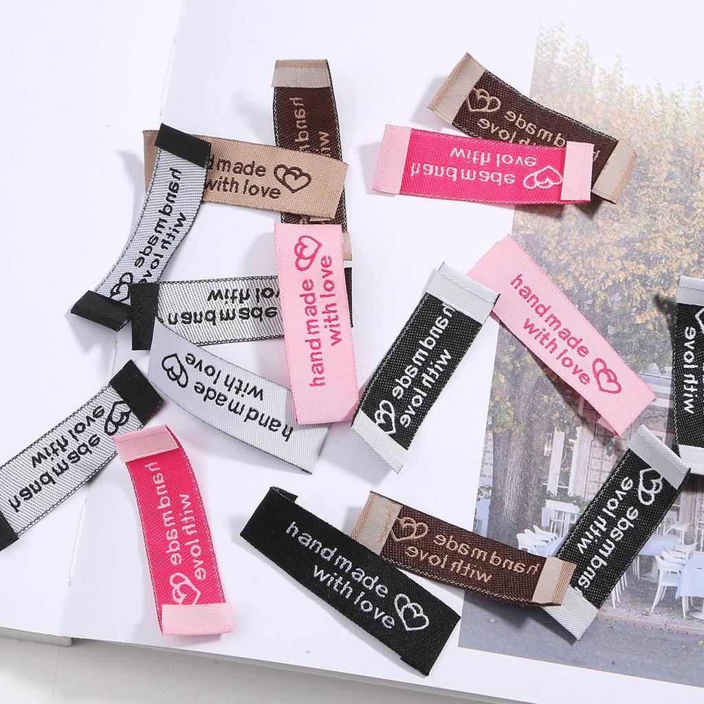 Handmade Fabric Clothing Labels for DIY Sewing Crafts