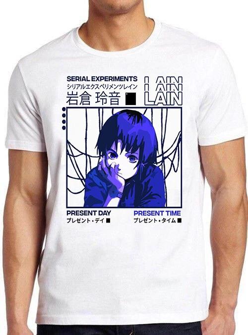 Serial Experiments Lain Japanese Funny Parody Cult Movie Anime Gift T Shirt M821 XS