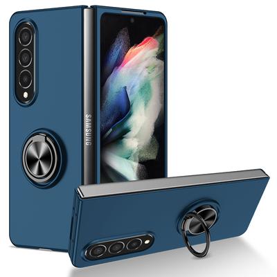 Pour Samsung Galaxy Z Fold 3 4 étui antichoc armure aimant anneau béquille support couverture arrière étui pour Galaxy Z Fold 1 2 5g étuis