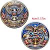 5 pezzi Moneta Commemorativa del 250° Anniversario, Moneta Aquila Calva 1776-2026 Moneta Commemorativa del 250° Anniversario, Commemorativa da Collezione