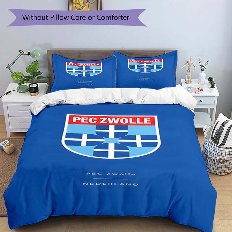 3pcs Duvet Cover Set (1*Duvet Cover + 2*Pillowcase, Without Core), PEC Zwolle Print Bedding Set, Bedroom Decor, All‑Season, Birthday Gift