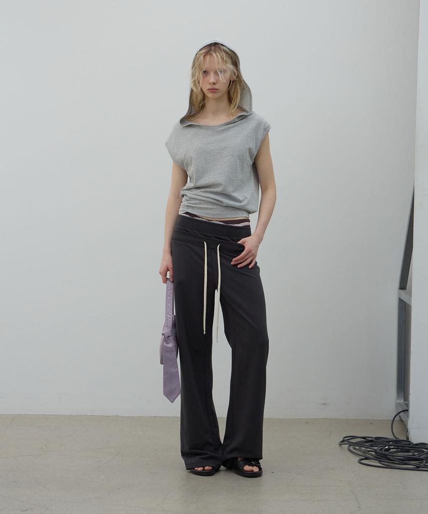 LCDC™ Double Waist Jersey Pants (Dark Gray)