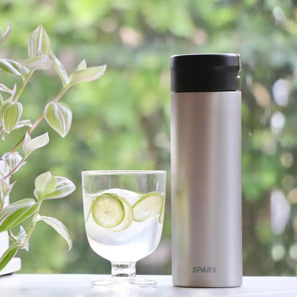 Atlas Sparkling Water for Carbonated Cold Storage Vacuum Stainless Perfect for Carbonated Drinks and Matte SPARX Bottle, 560ml, Drinks, Only,