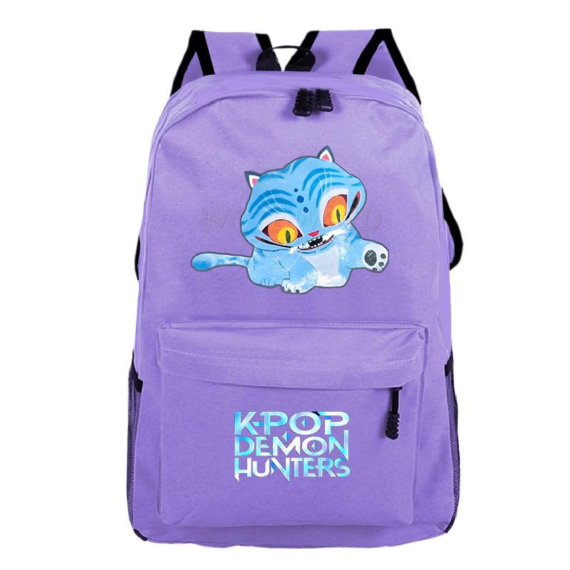 Witch Hunters Peripheral Cartoon Printing Korean Edition School Bag Primary and Secondary School Students Large Capacity Casual Simple Backpack