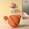 1Pc Kids Bouncing Mute Silent Basketball With Cloth Cover Indoor Silent Foam Basketball Bounce Soft Squeezable Ball
