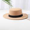 Wool Top Hat Women'S Autumn And Winter Extended Brim Hat French Retro Warm Jazz Hat Manufacturer