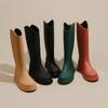 Retro Japanese Thick-soled Women's Waterproof and Non-slip Rain Boots