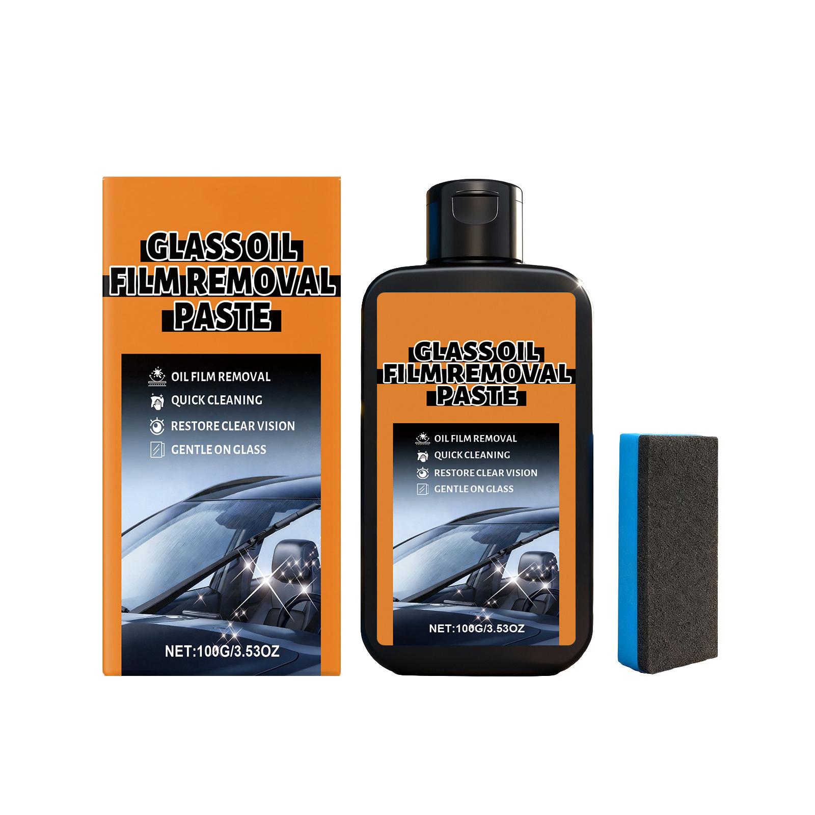 Car Windshield Convenient Cleaning Paste Sponge Set one size оранжевый