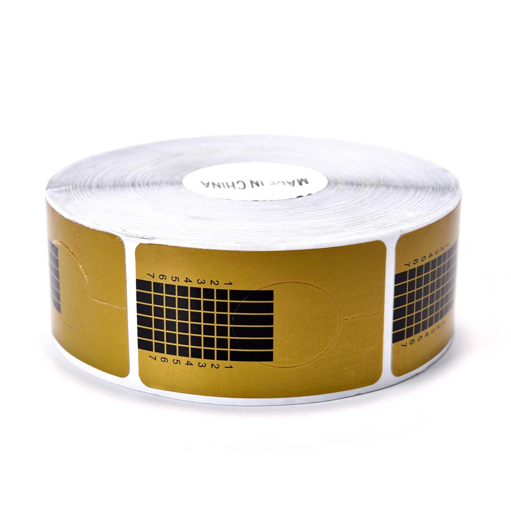 

KADS 500 шт., инструменты для дизайна ногтей, наращивание ногтей, УФ-гель, наращивание, конструктор формы, руководство для наращивания ногтей, трафарет, маникюрные инструменты