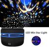 Rotierender Galaxie-Projektor, Sternenhimmel, LED, schwarzes Nachtlicht, Planetarium, Kinderzimmer, Sternenlicht, Galaxie, Nachtlampen, Geschenklampe