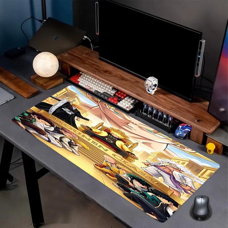 One Piece Print Mouse Pad, Anti‑Slip Desktop Keyboard Mat, for PC Laptop Gaming Working Daily Use, Cool Festival Surprise Gift