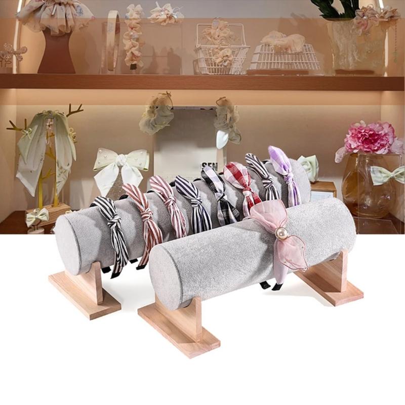 Fashion Velvets Headband Organizers Headband Display Stand Hair Accessories Shelf for Hair Accessories Jewelry Bracelets